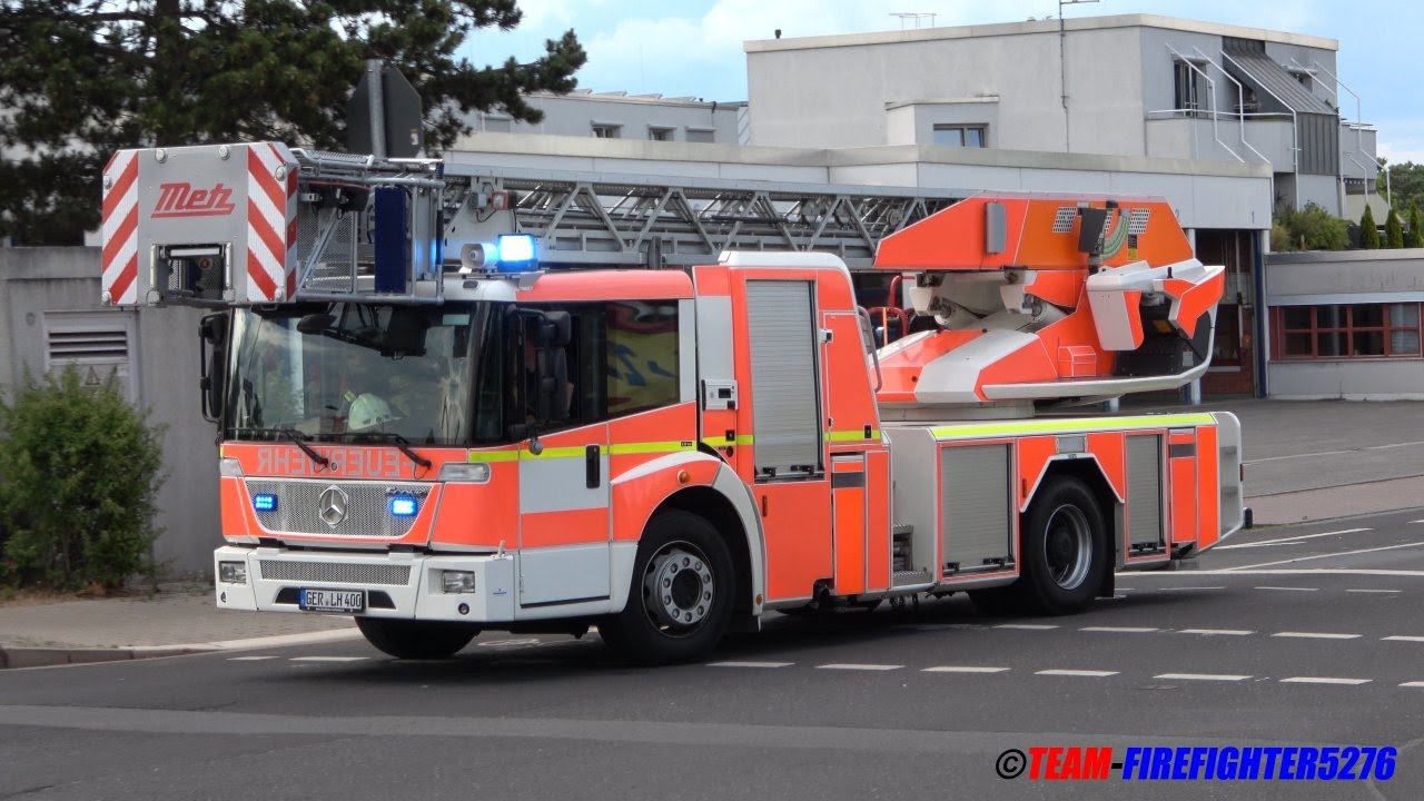 [Hausalarm - Tür- und Aufzugsöffnung] 2x HLF20-1 + Leih-Drehleiter Beitel & Stier FF Neu-Isenburg