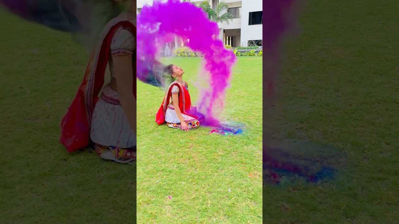 टप्पू ने नंदिनी के बालों में कलर डाल दिया 😰🌈 Happy Holi 🌈 #tappuparmar #happyholi #shorts #love