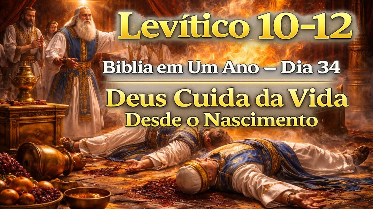 Bíblia em Um Ano – Dia 34 | O Deus que Acolhe, Purifica e Restaura