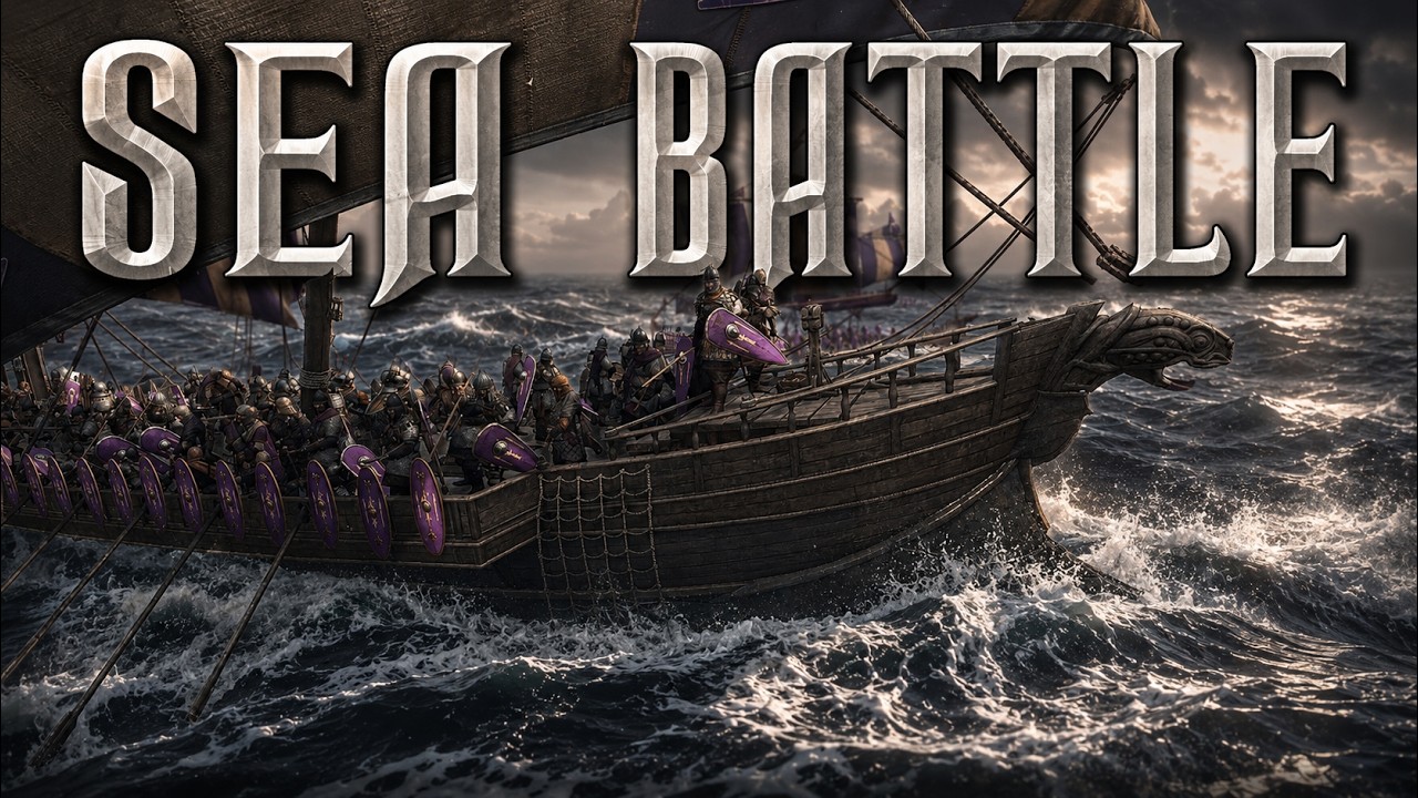 Битва на озере Лаконис - Mount & Blade 2: Bannerlord War Sails Cinematic Battle (Эпизод 14)