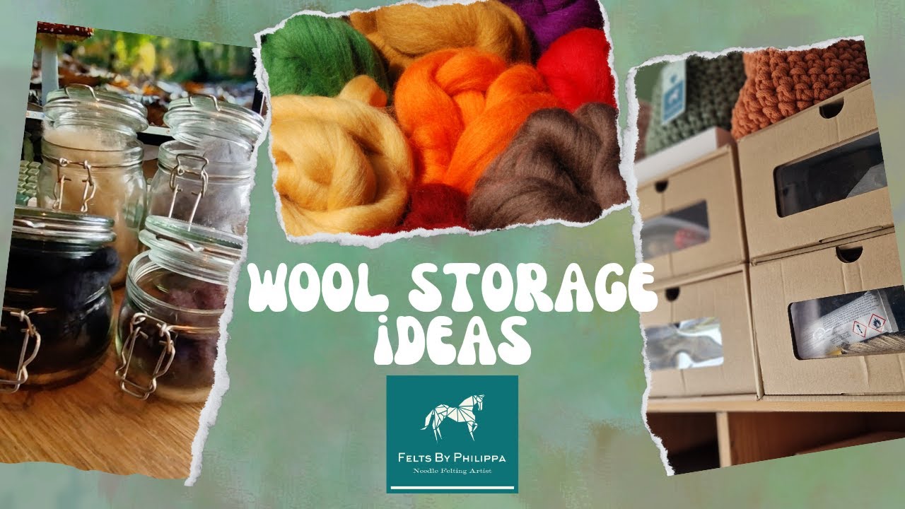 🧶How can you store your stash // Let's look at some solutions // Needle felting natter 🎎
