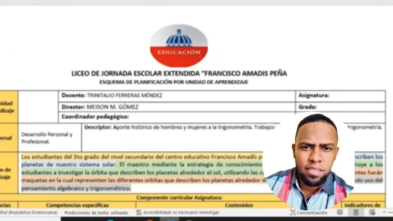 PASOS PARA REALIZAR UNA PLANIFICACIÓN POR UNIDAD PARA SECUNDARIA.