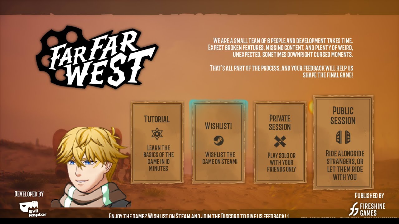 Indie Game Playtest - Far Far West January update!