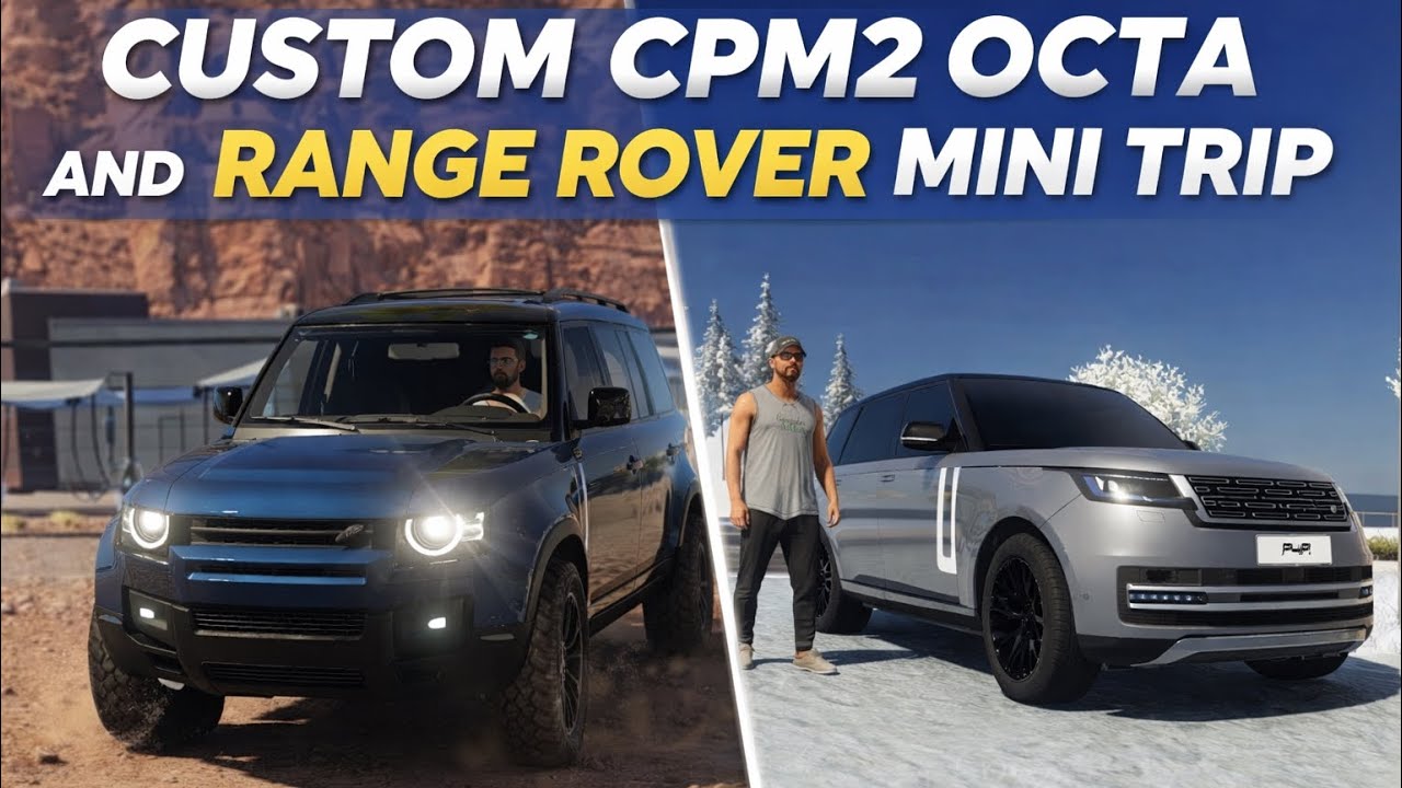 I Recreated the Defender OCTA in CPM2! 🛠️ (+ RANGE ROVER Red Desert Roadtrip)
