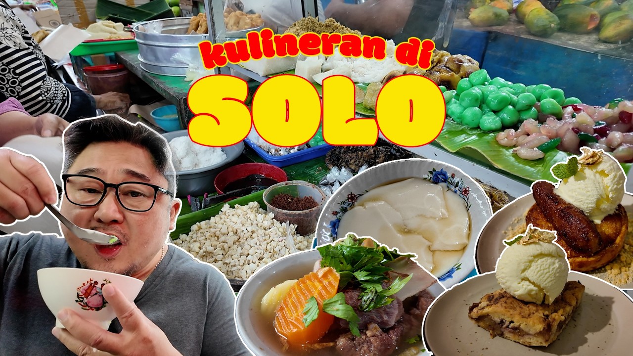 KULINER SERU DI SOLO | Jajan di Pasar Gede dan makan SATE LANDAK di Tawangmangu
