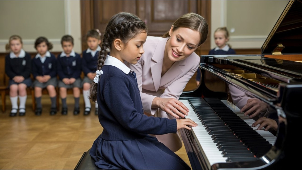 Teacher Tried to Embarrass Her at the Piano — The First Note Froze Everyone