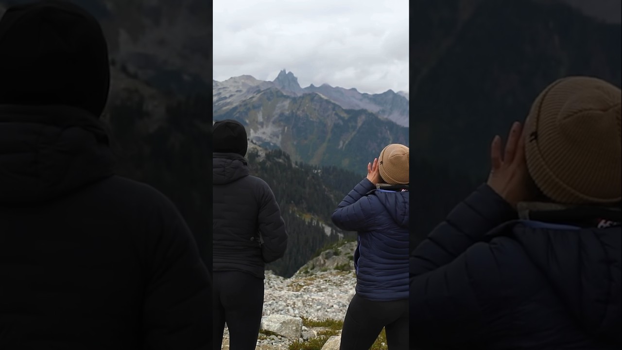 Moments in the mountains✨ #canadavlog #backpacking  #mountainhut