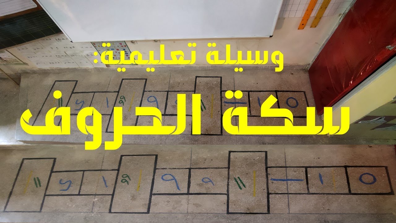 الوسيلة التعليمية 14: سكة الحروف