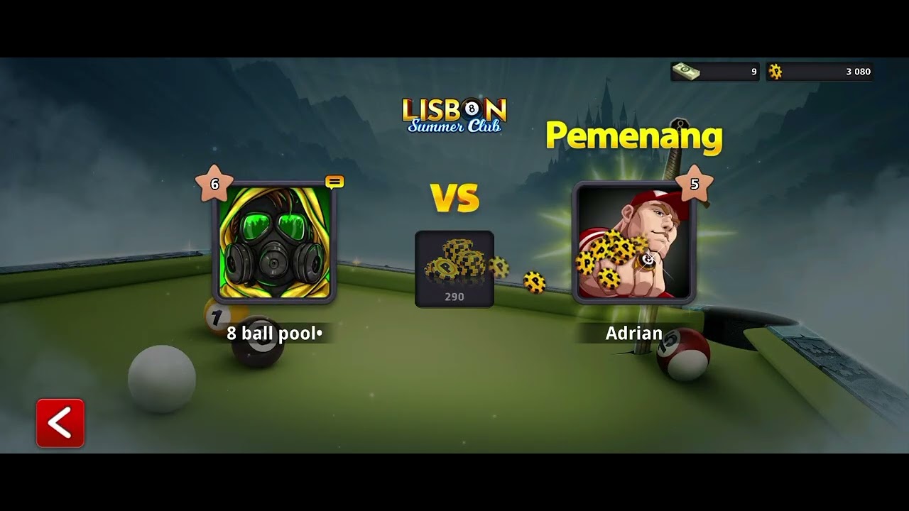 Permainan Saya selalu memukau || 8 ball pool