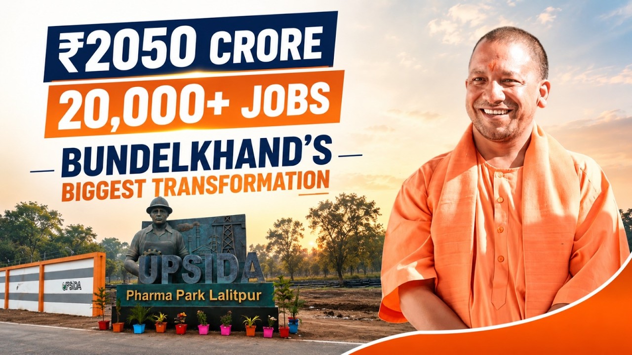 UPSIDA Drives Uttar Pradesh's Pharma Ambitions | Can Lalitpur Pharma Park Transform Bundelkhand?
