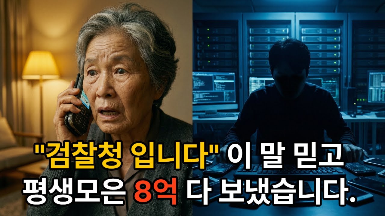 검찰청입니다, 이 말 믿고 평생 모은 8억 다 보냈습니다