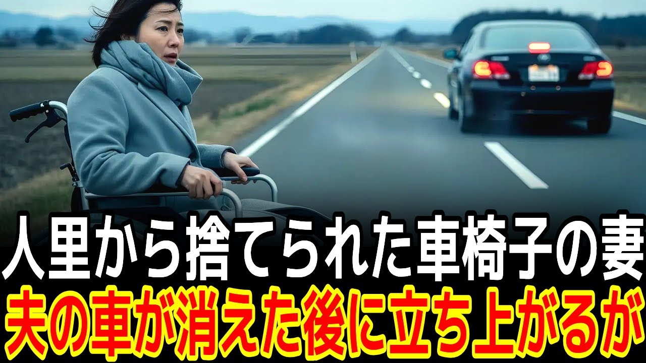 人里から捨てられた車椅子の妻夫の車が消えた後に立ち上がるが…|感動の実話|衝撃の逆転劇|人生ドラマ|