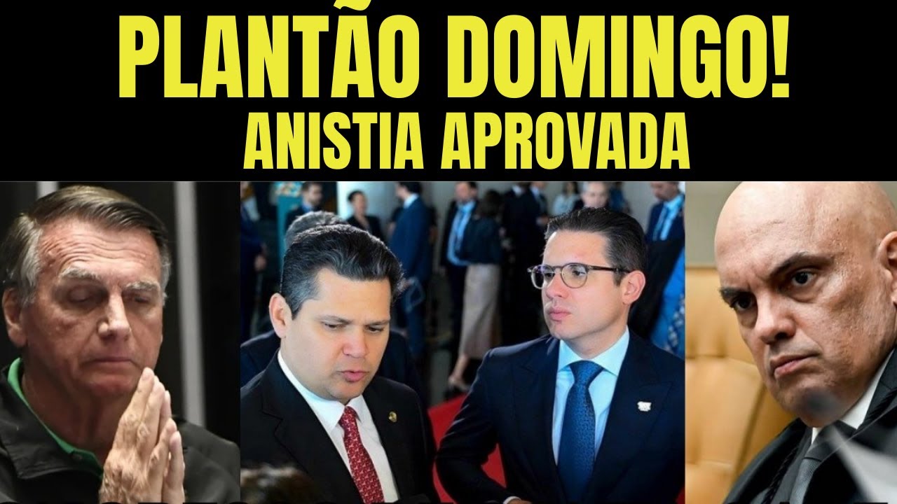ANISTIA APROVADA Neste Domingo - TODOS Presos LIBERTADOS! Bolsonaro LIVRE! COMEMOREM!