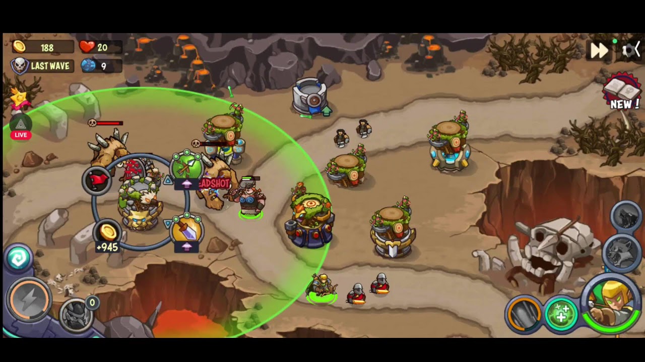 King Of Defence: Merge TD ll TD Game ll Gameplay ll