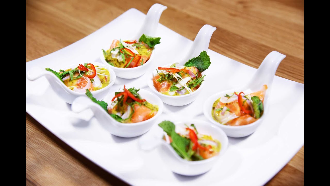 Thai Salmon Ceviche by deSIAM