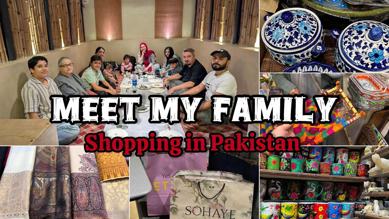 Meet My Family 🫶🏻 | Traditional and Desi Shopping ft: Zainab Market 🛍️