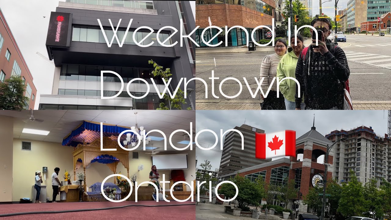 LONDON ONTARIO DOWNTOWN 🇨🇦|| GURUDWARA|| FANSHAWE DOWNTOWN CAMPUS | INTERNATIONAL STUDENT