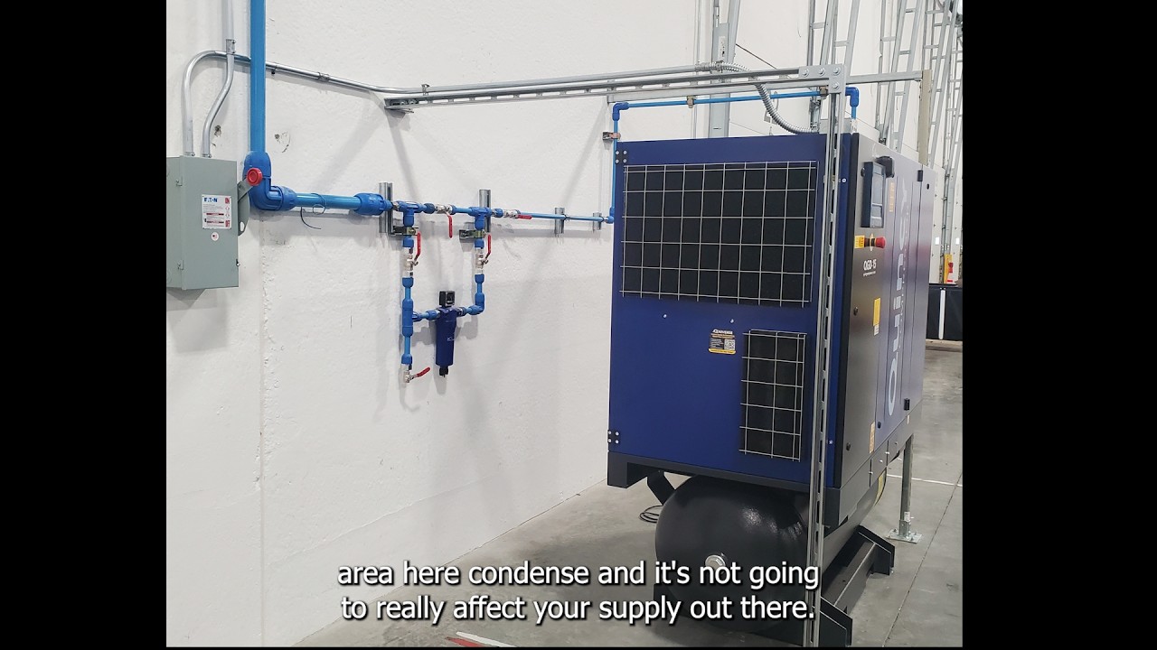 Blue Aluminum Fast Pipe Installation