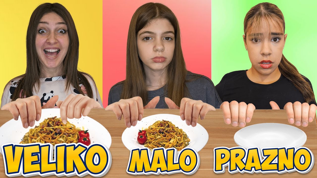 VELIKA MALA I PRAZNA PORCIJA IZAZOV!
