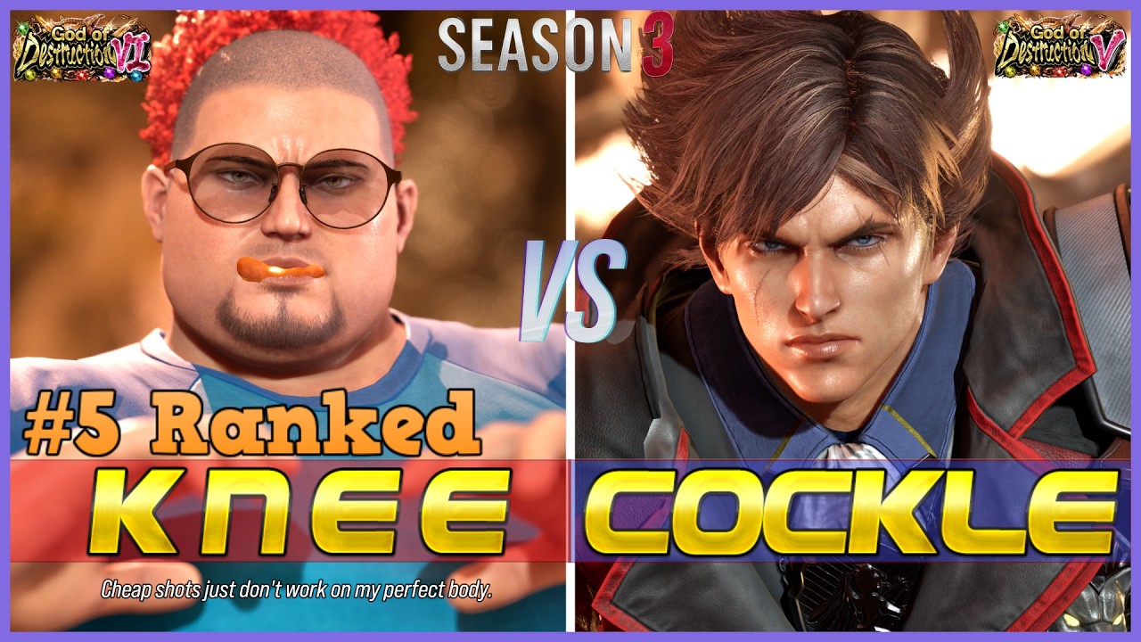 T8 S3 ▰ KNEE (#5 в рейтинге Bob) против COCKLE (Lars) ▰ Tekken 8 DLC: Bob, второй день, высокоуро...