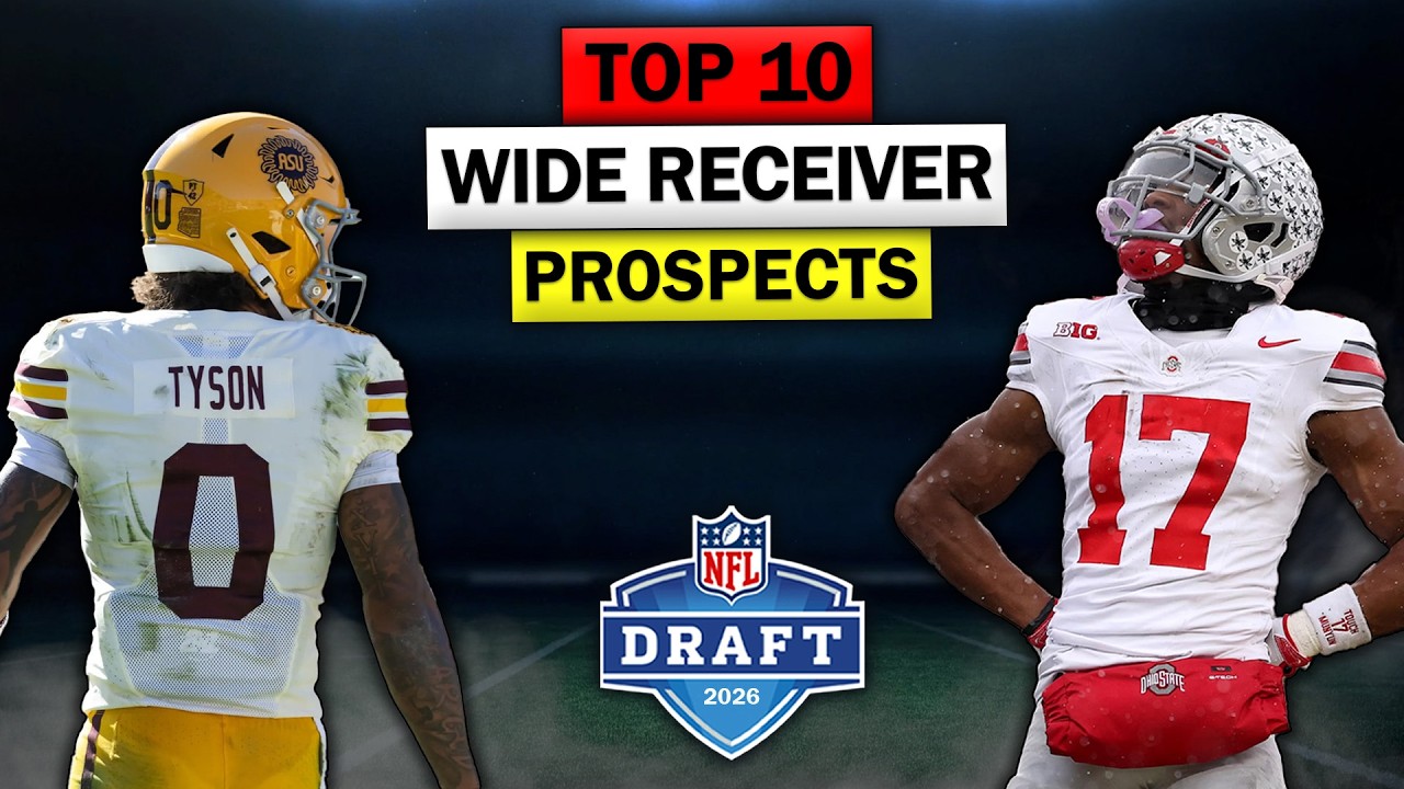 The 10 Best Wide Receivers in The 2026 NFL Draft