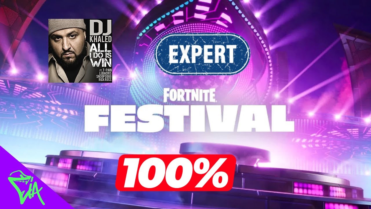ALL I DO IS WIN 100% EXPERT FLAWLESS ALL PARTS #fortnitefestival #allidoiswin #gaming #100TCIA