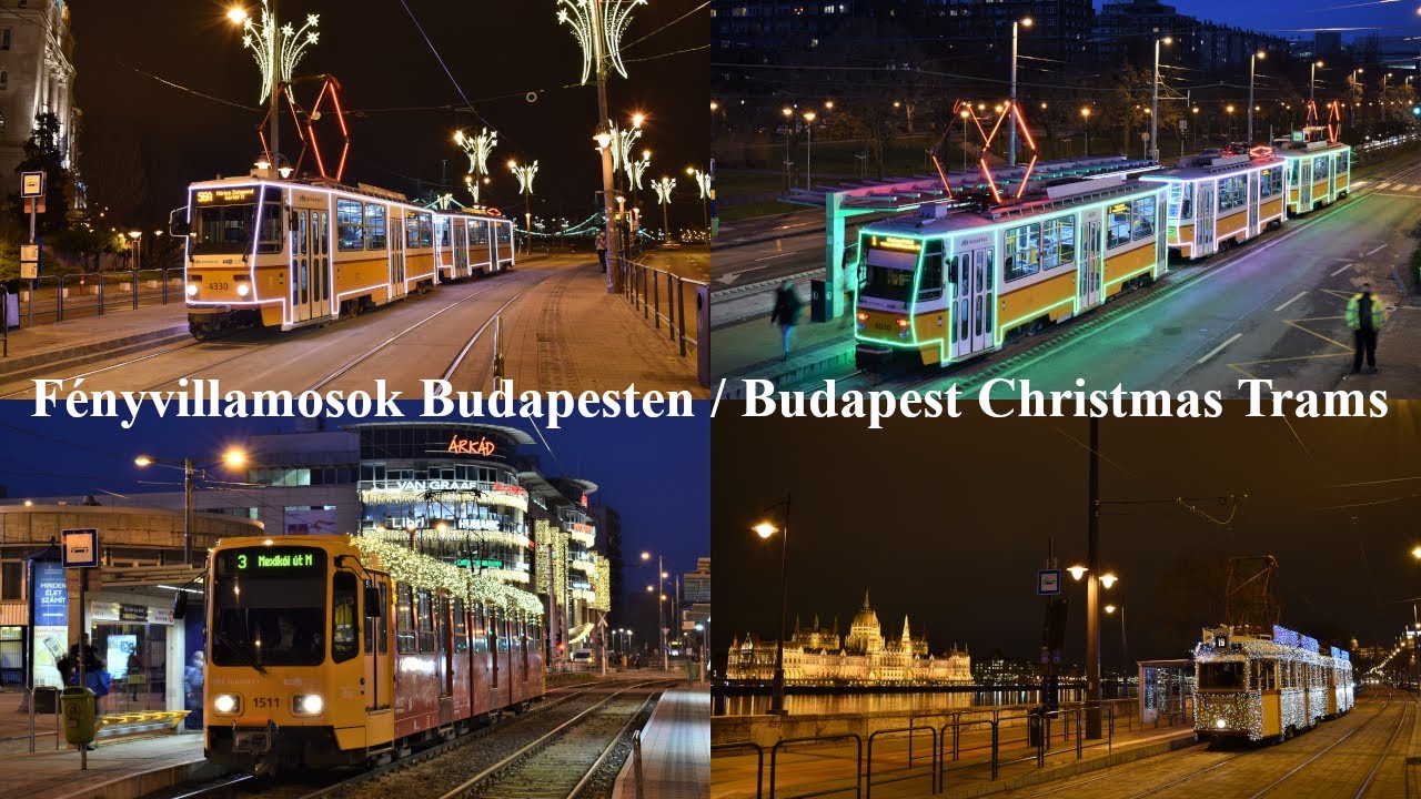 Fényvillamosok Budapesten 2020 / Budapest Christmas Trams 2020