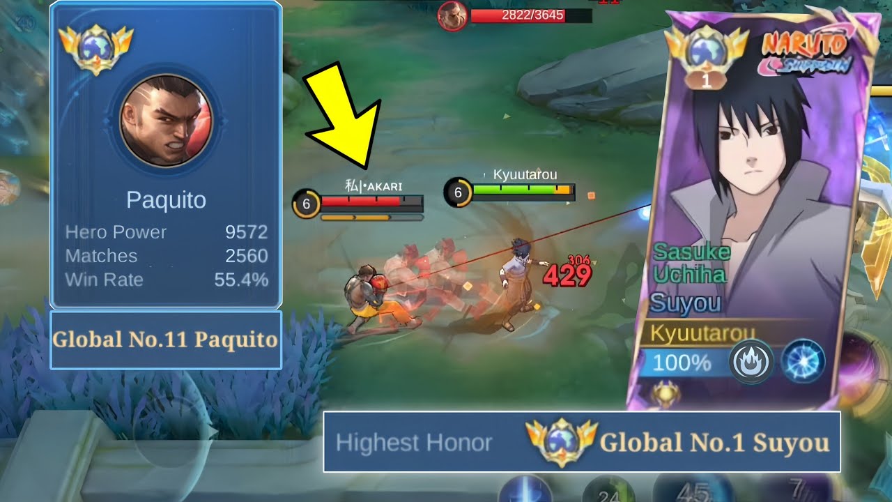 When Former Global 1 Suyou Met Top Global Paquito in High Rank 💀 | Solo Rank Suyou Gameplay