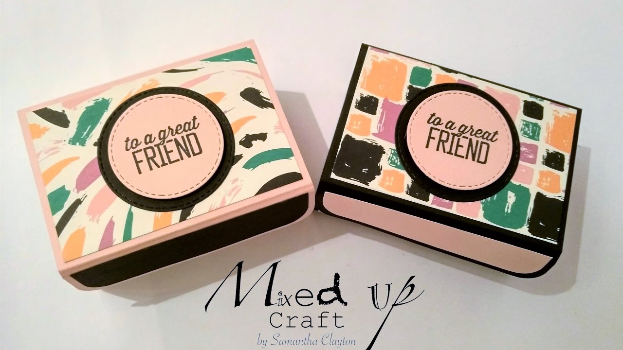 No cutting gift box using Playful Palette DSP.
