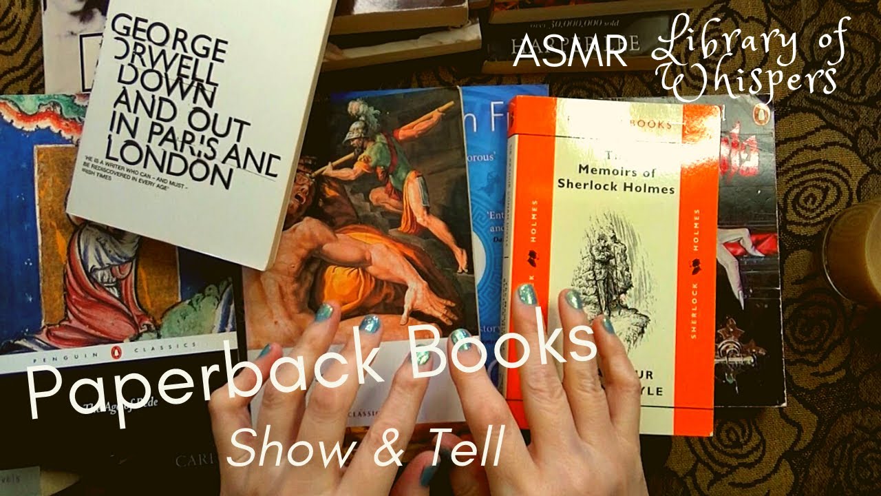 ASMR | Paperback Books Collection! -  Whispered Show & Tell at Coffee Time - Part 2