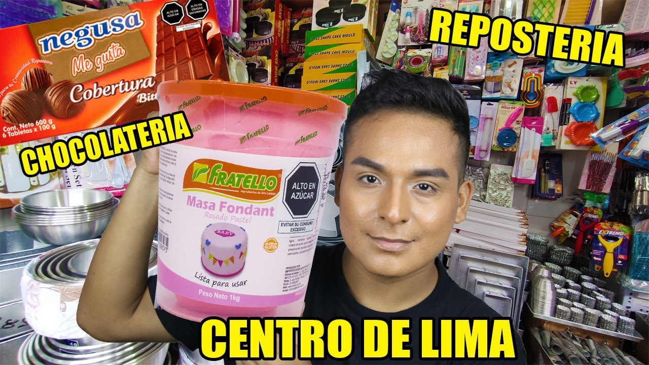 CHOCOLATERIA Y REPOSTERIA POR MAYOR - CENTRO DE LIMA