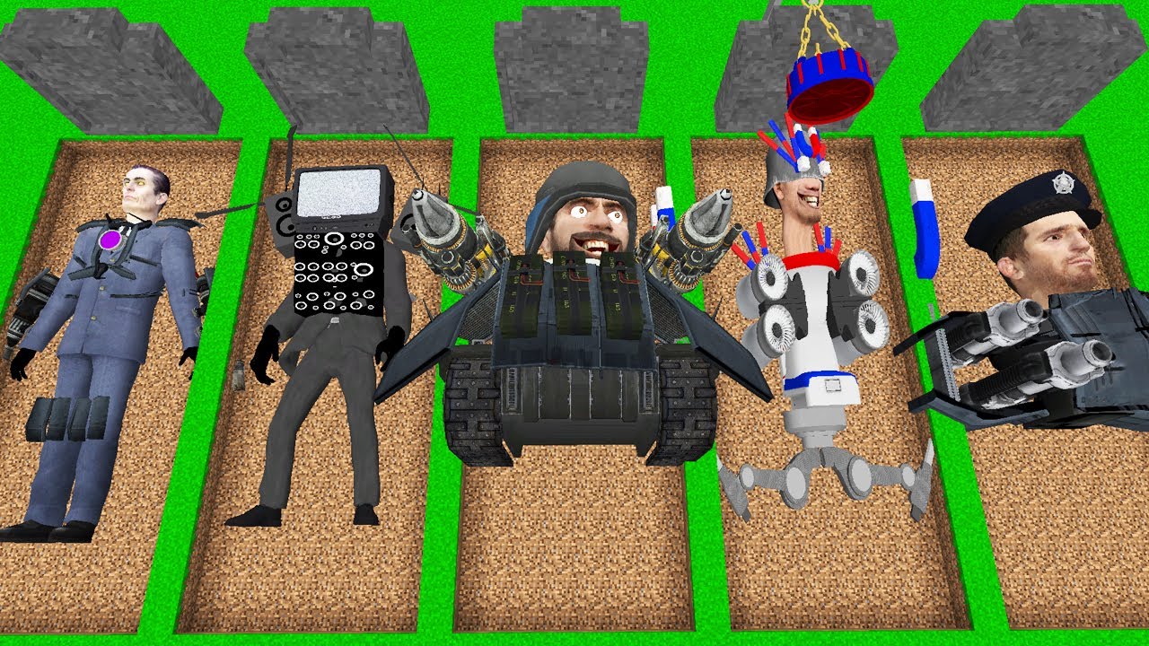 YANLIŞ TİTAN TELEVİZYON ADAM GİZLİ MEZARINI SEÇERSEN ÖLÜRSÜN 😱 - Minecraft