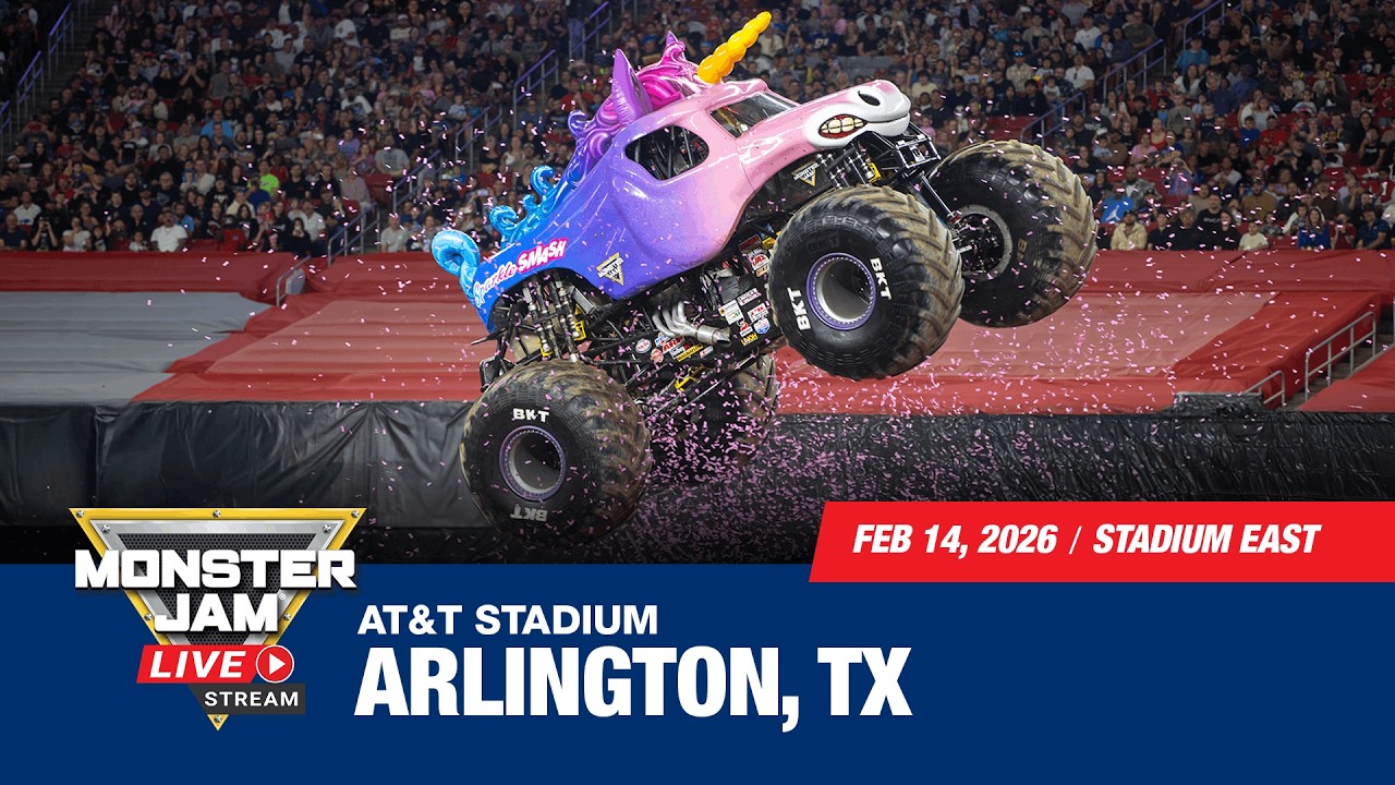 Monster Jam: Arlington, TX (Full Event) | Feb 14, 2026 | Stadium East