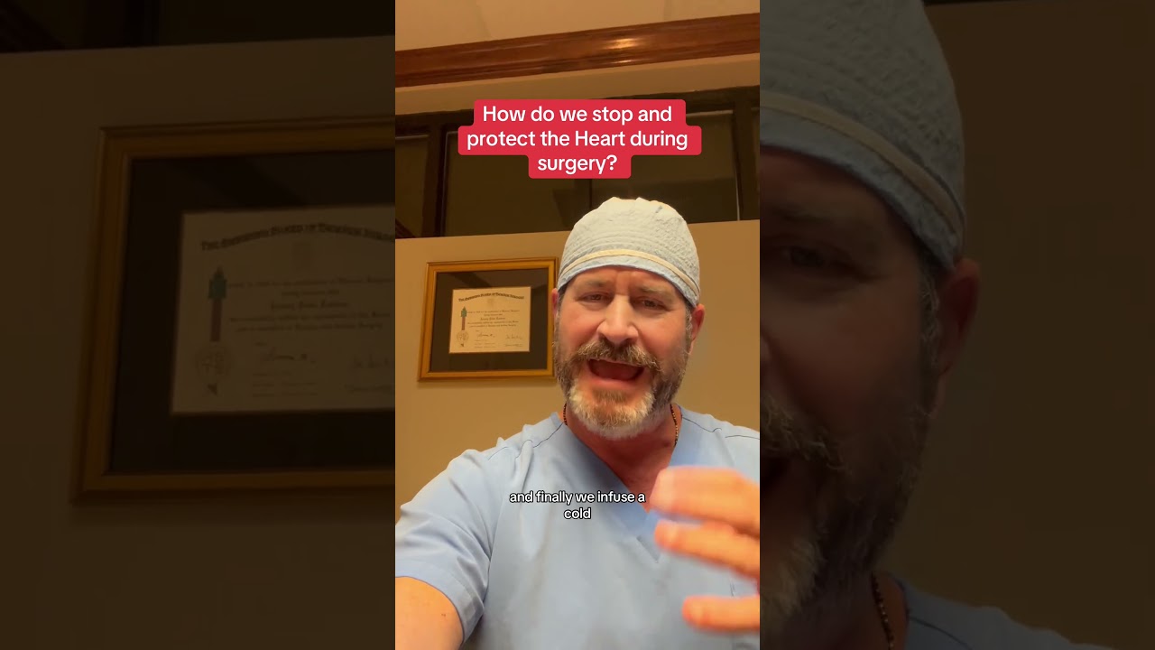 How do we stop the heart during cardiac surgery? #heartattack #hearthealth #heartsurgery #fypシ