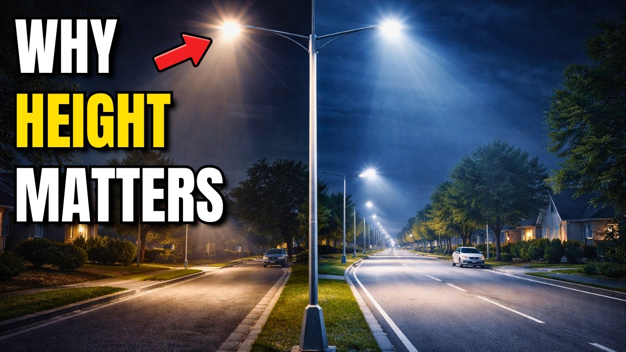 Street Light Height Isn't Random | Here's Why Engineers Choose Specific Measurements
