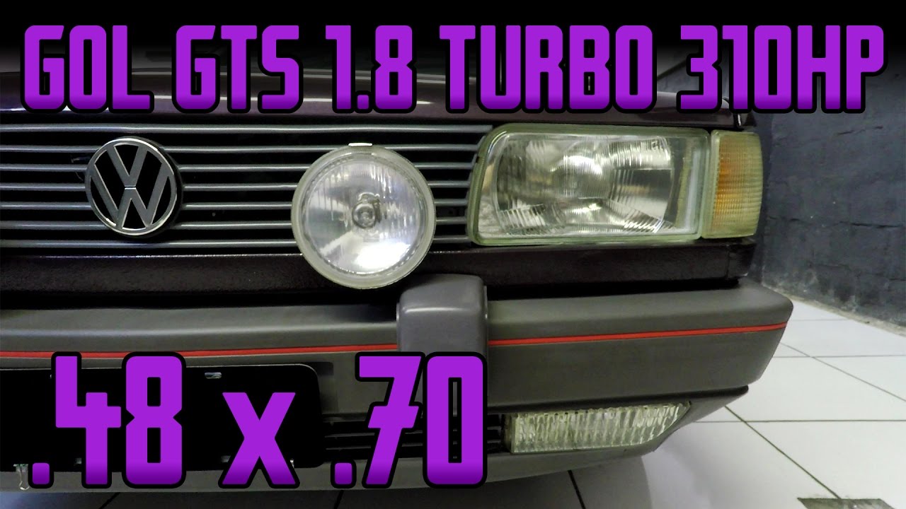 VW Gol GTS 1.8 Turbo 310HP, qual caixa quente usar .48 ou .70