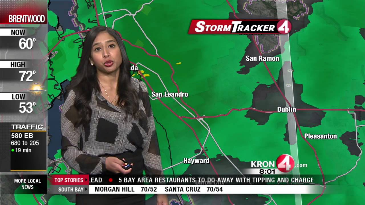 Erica Kato is Tracking Bay Area Rain