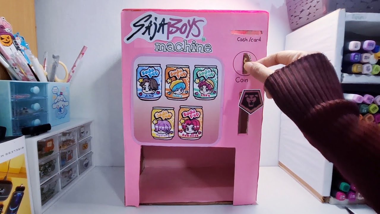 #🍄PAPER DIY🍄SAJA BOYS BLIND BAG/KPOP DEMON HUNTER VENDING MACHINE/ASMR/UNBOXING