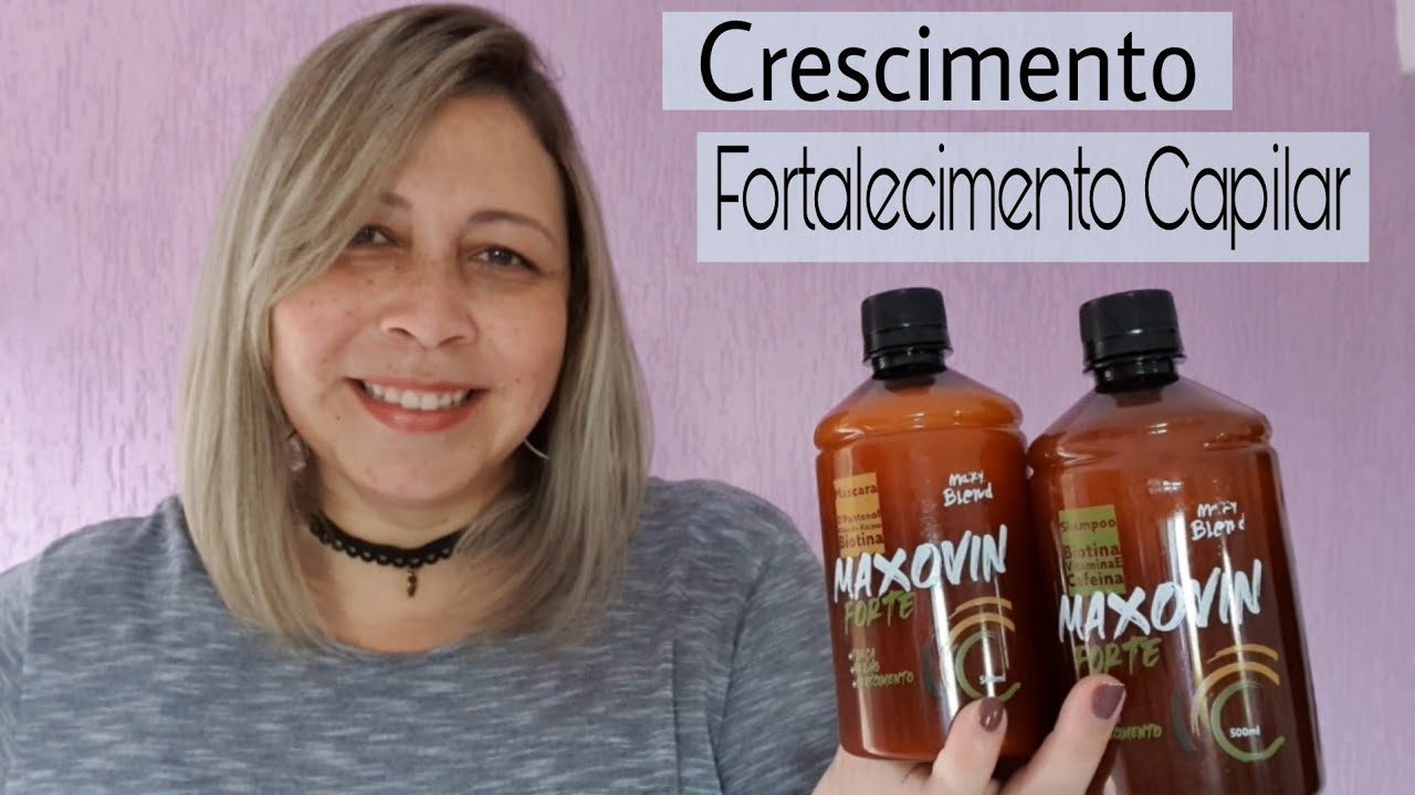 Tratamento Para Crescimento Capilar Forte Maxovin