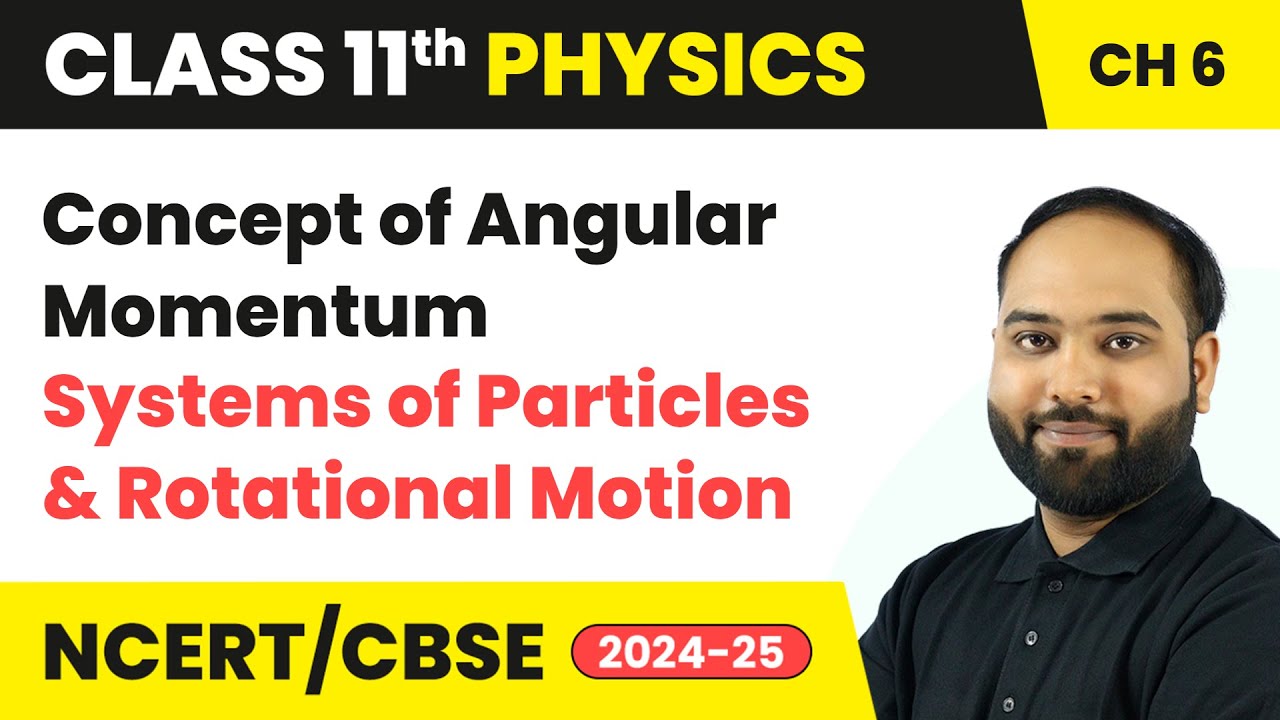 Concept of Angular Momentum - Systems of Particles | Class 11 Physics Chapter 6 | CBSE 2025-26