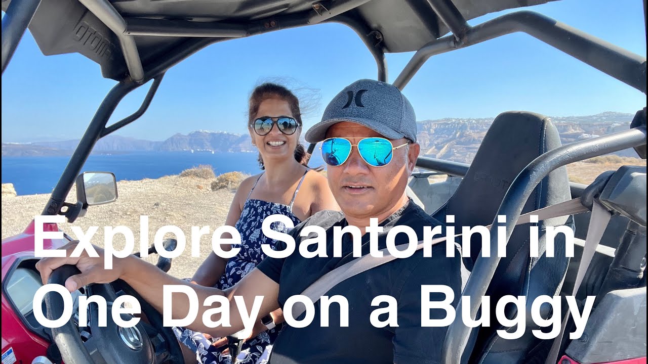 Explore Santorini in one day using a buggy