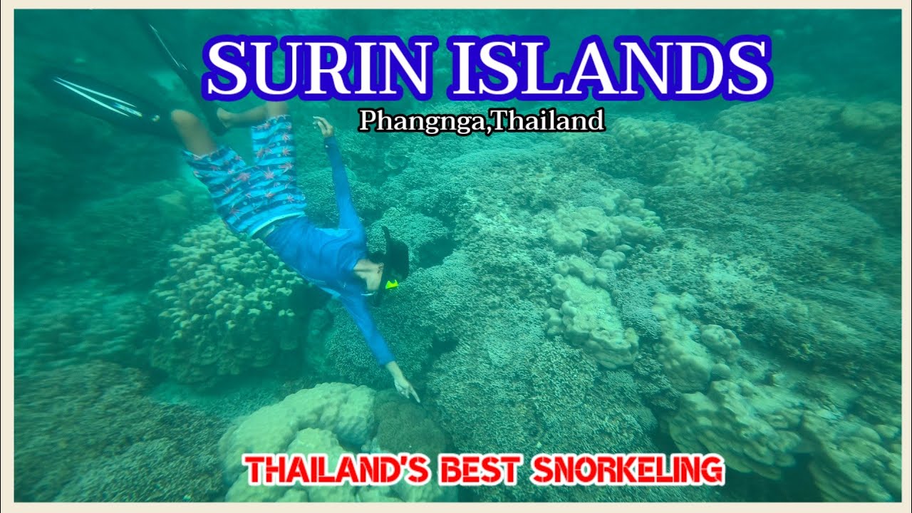 Thailand's Best Snorkeling in Surin Islands, Phangnga #thailand #paiinthailand #surinislands