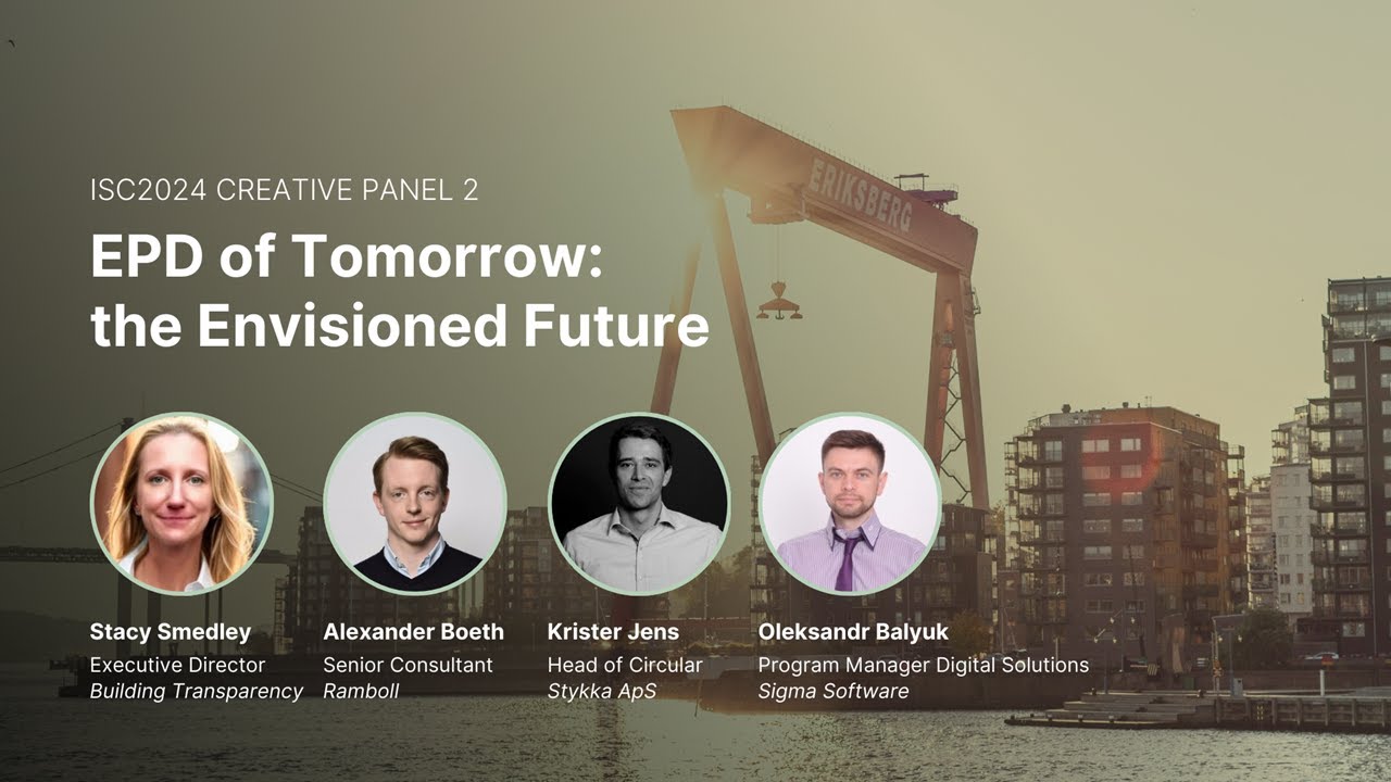ISC2024 Creative Panel 2 | EPD of tomorrow: the envisioned future