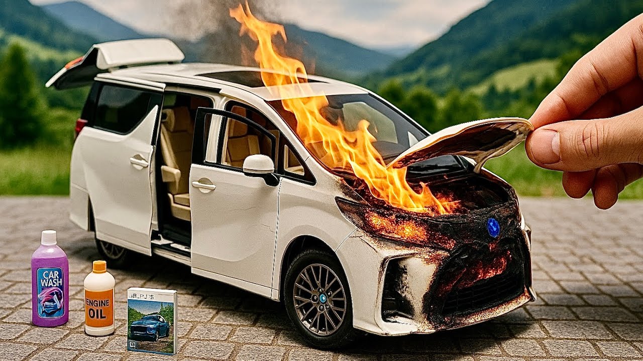 Unboxing the Lexus Lm300 Van Diecast Model Car with Amazing Details