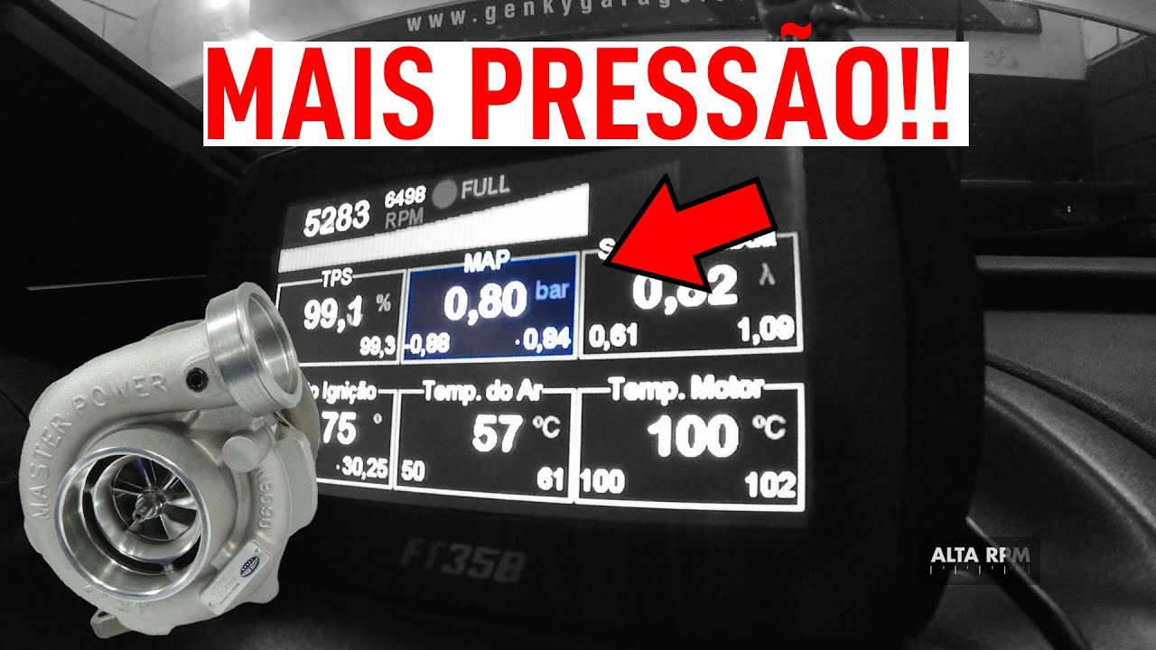MAIS PRESSÃO: 0,8 bar no 1.8 turbo do Corsa. Quanto rendeu?