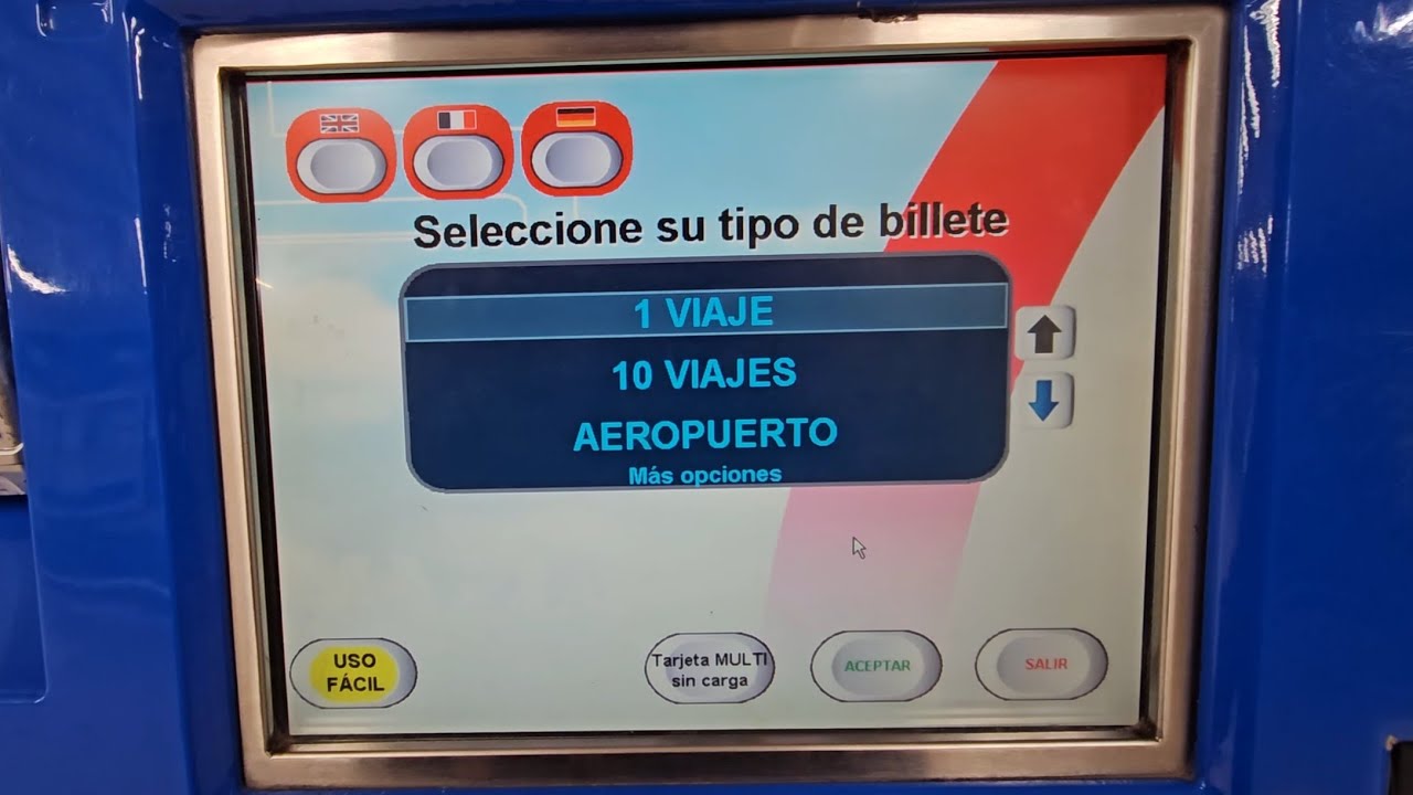 COMPRAR BILLETE DE METRO DE MADRID EN 1 MINUTO (tutorial)