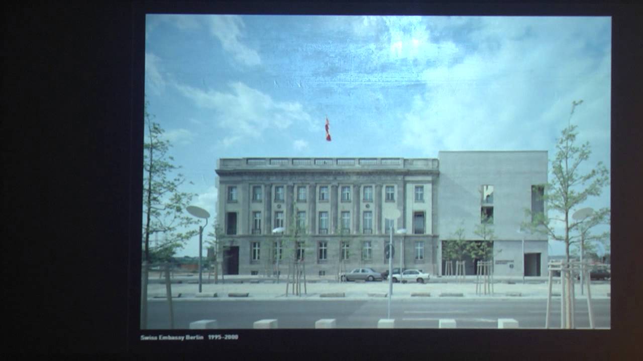 Roger Diener at Technion- Architecture as an Agent Provocateur of Memory