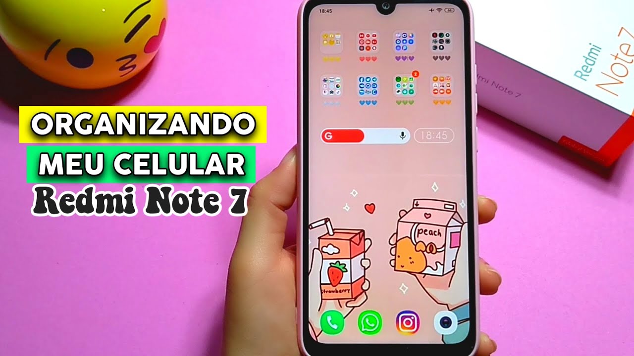 ORGANIZANDO MEU CELULAR REDMI NOTE 7