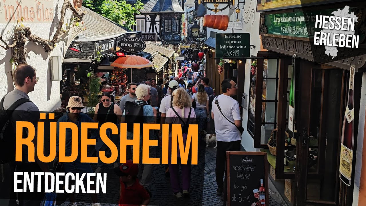 RÜDESHEIM AM RHEIN entdecken: Drosselgasse, Seilbahn & Wein-Romantik | Tipps für euren Ausflug 🍷✨