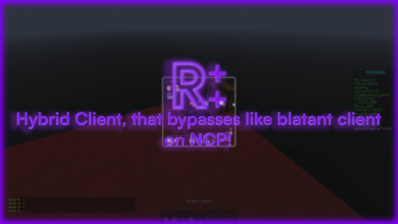 Hybrid Client better than Blatant Clients?! ft. Raven B+++ (LegitScaff, Velocity, Aura, Speed, etc.)